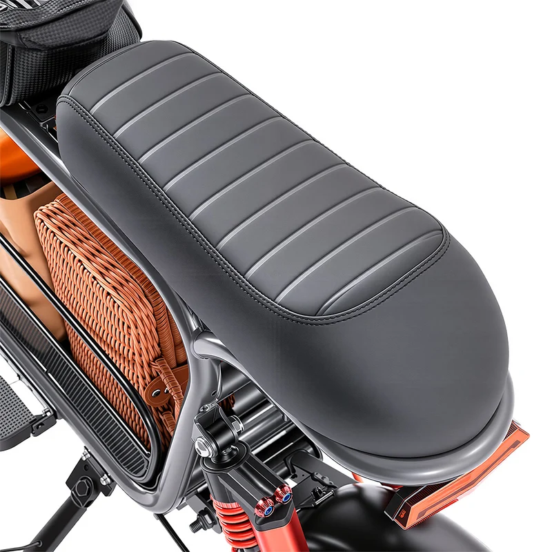 iScooter DX5 / DX5Pro Electric Scooter with Seat & Large Basket - Moped Style