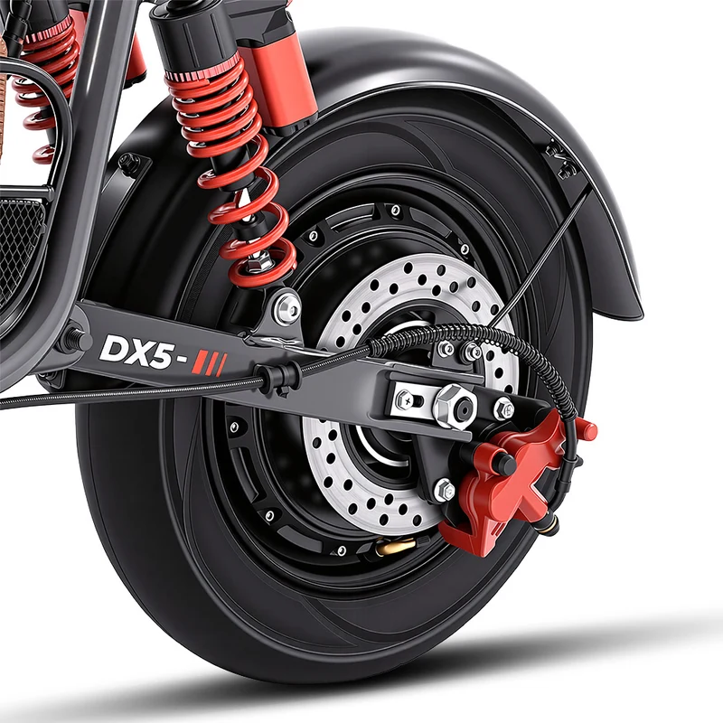 iScooter DX5 / DX5Pro Electric Scooter with Seat & Large Basket - Moped Style