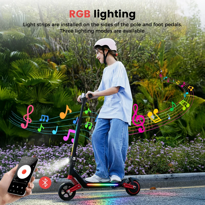 K6 Kids Electric Scooter with Dual Suspension