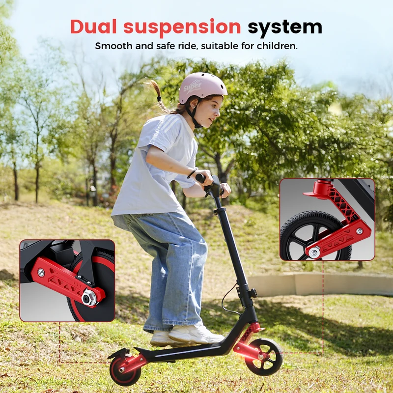 K6 Kids Electric Scooter with Dual Suspension