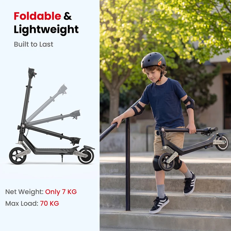 K6 Kids Electric Scooter with Dual Suspension