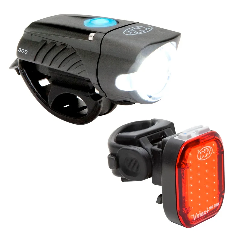 Niterider Swift 300 and Vmax+ 150 Combo Front and Rear Light Set