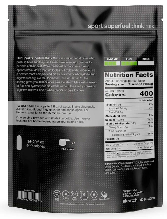 SKRATCH Sport Superfuel Drink Mix