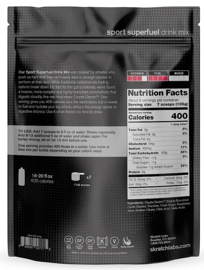 SKRATCH Sport Superfuel Drink Mix