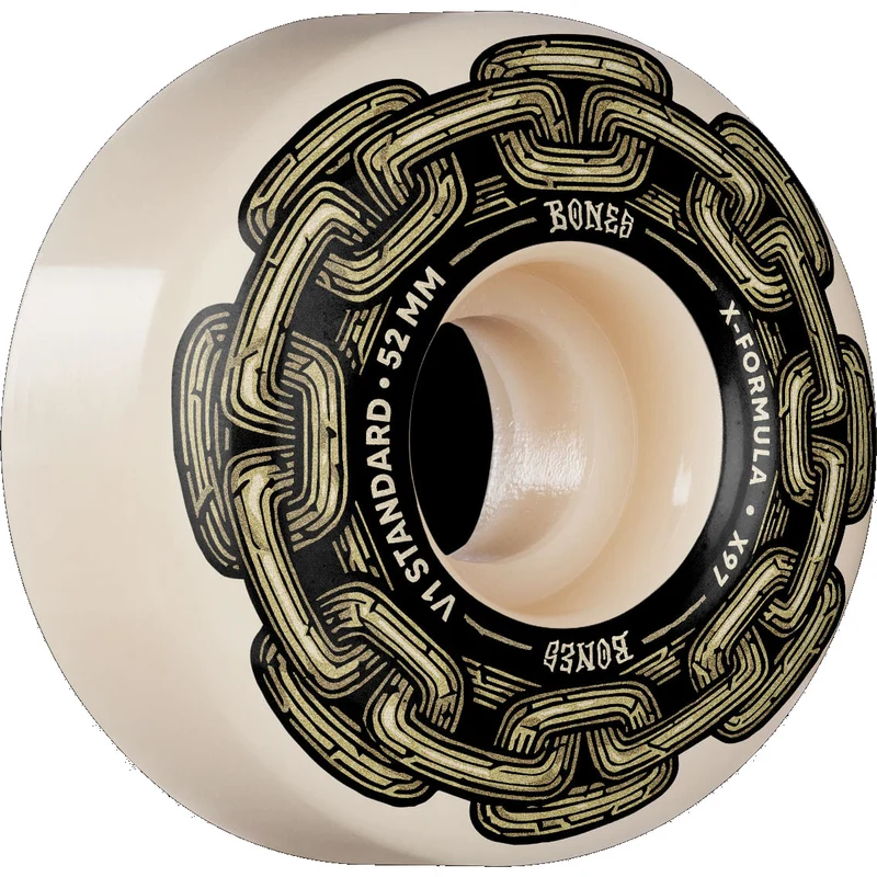 Bones X-Formula Gold Chain Skateboard Wheels