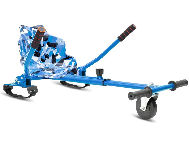 Blue Vortex Camo Hoverkart Bundle 10" All Terrain Official Hoverboard