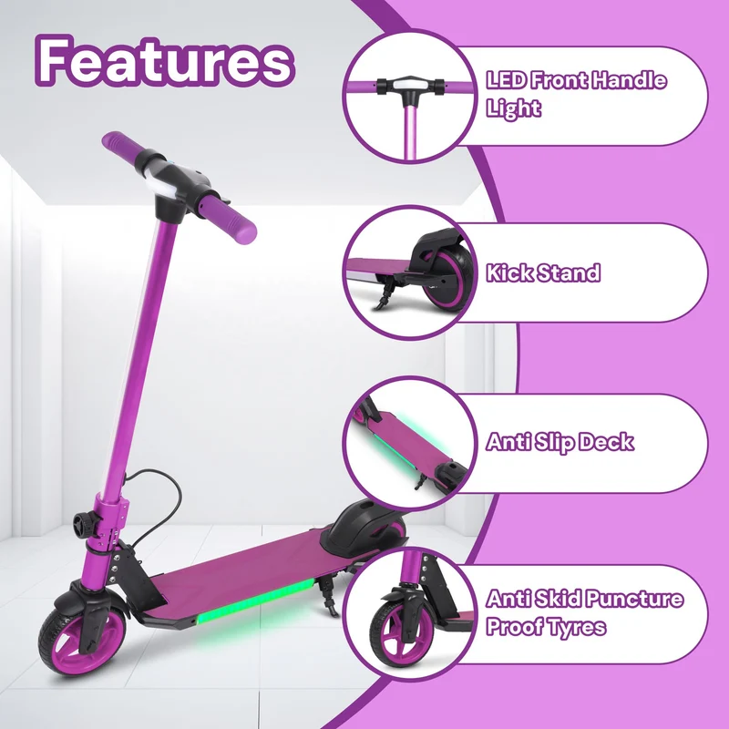 S31 Kids PRO ELECTRIC SCOOTER - LED Lights - 150W Power - High Performance