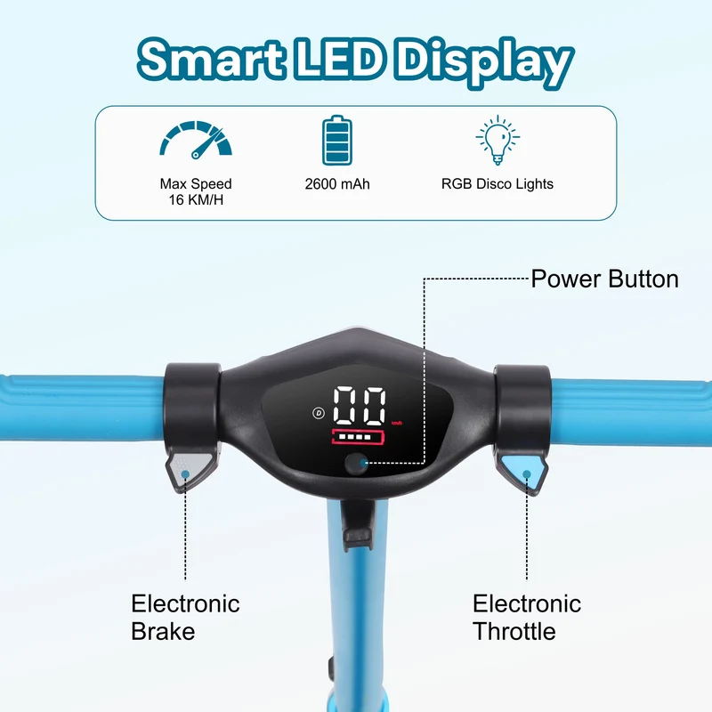 S31 Kids PRO ELECTRIC SCOOTER - LED Lights - 150W Power - High Performance