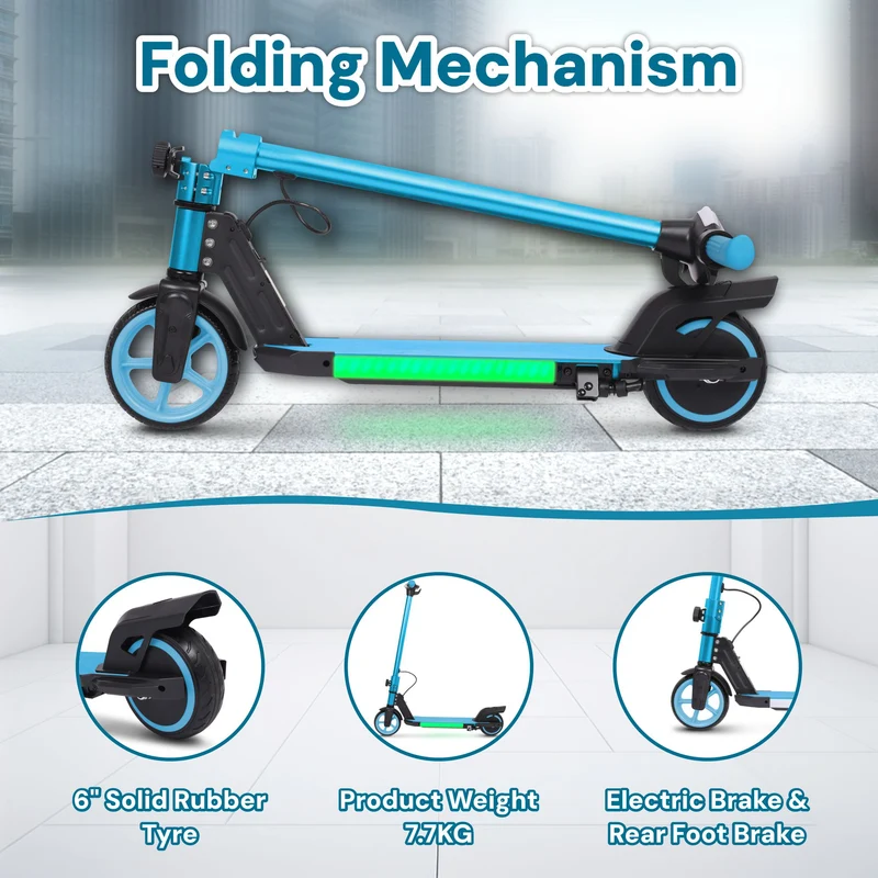 S31 Kids PRO ELECTRIC SCOOTER - LED Lights - 150W Power - High Performance