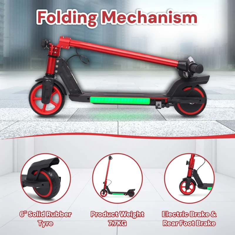 S31 Kids PRO ELECTRIC SCOOTER - LED Lights - 150W Power - High Performance