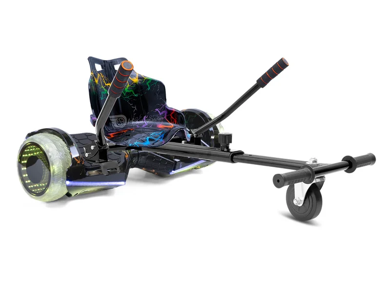 INFINITY - RAINBOW LIGHTNING Bundle 6.5" ALL TERRAIN APP BLUETOOTH & LED OFFICIAL HOVERBOARD