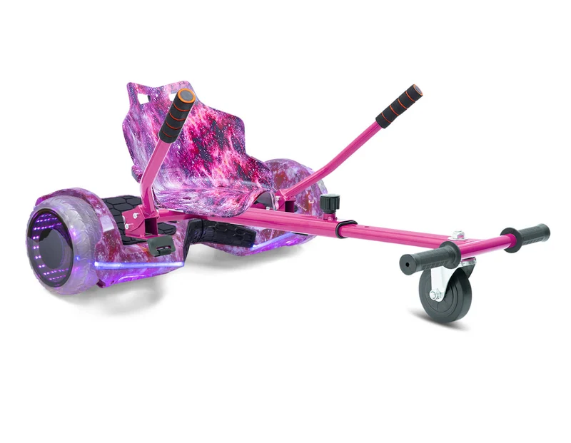 INFINITY - PINK GALAXY Bundle 6.5" ALL TERRAIN APP BLUETOOTH & LED OFFICIAL HOVERBOARD