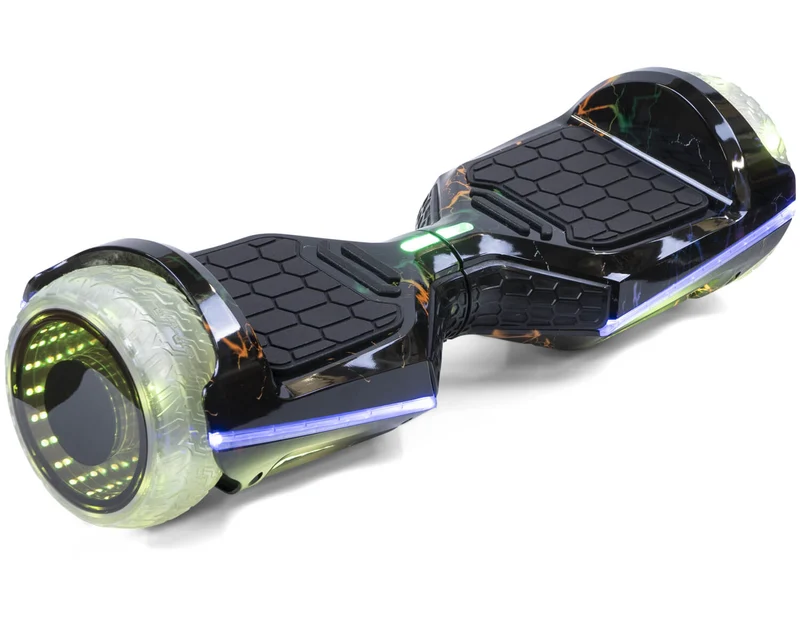 INFINITY - Rainbow Lightning 6.5" All Terrain APP Bluetooth & LED Official Hoverboard