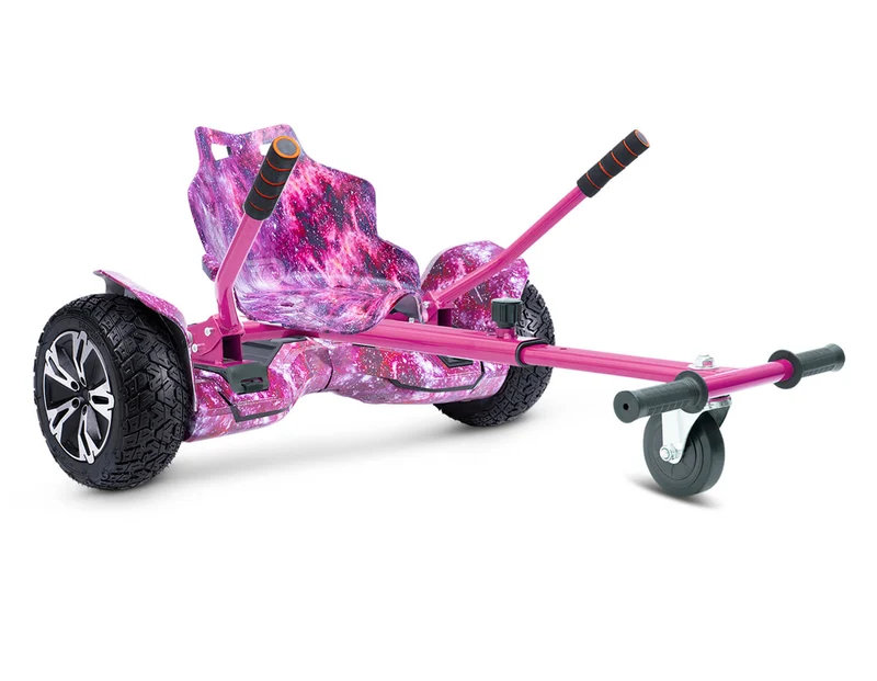 G2 Pink Galaxy Hoverkart Bundle 8.5" Off Road Hummer Official Hoverboard