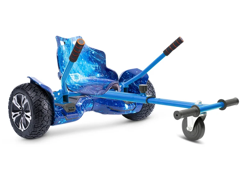 G2 Blue Galaxy Hoverkart Bundle 8.5" Off Road Hummer Official Hoverboard
