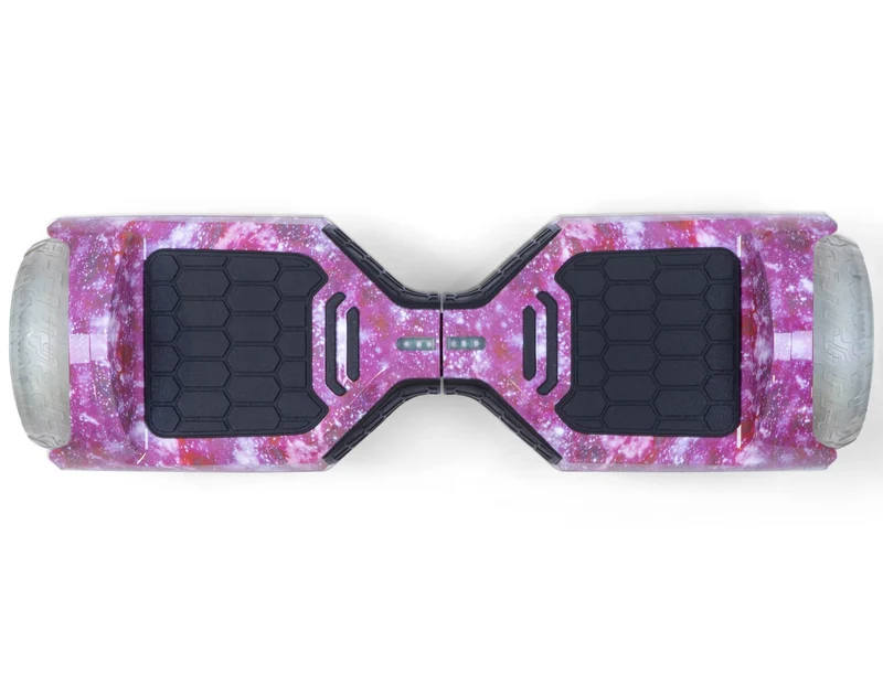 INFINITY - Pink Galaxy 6.5" All Terrain APP Bluetooth & LED Official Hoverboard