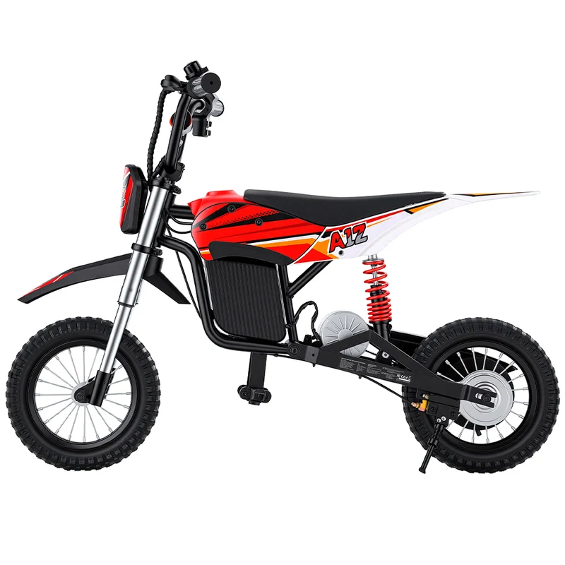 A12 Kids Electric Dirt Bike 350W Motor with Full Suspension