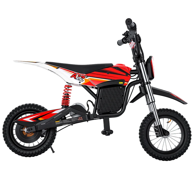 A12 Kids Electric Dirt Bike 350W Motor with Full Suspension