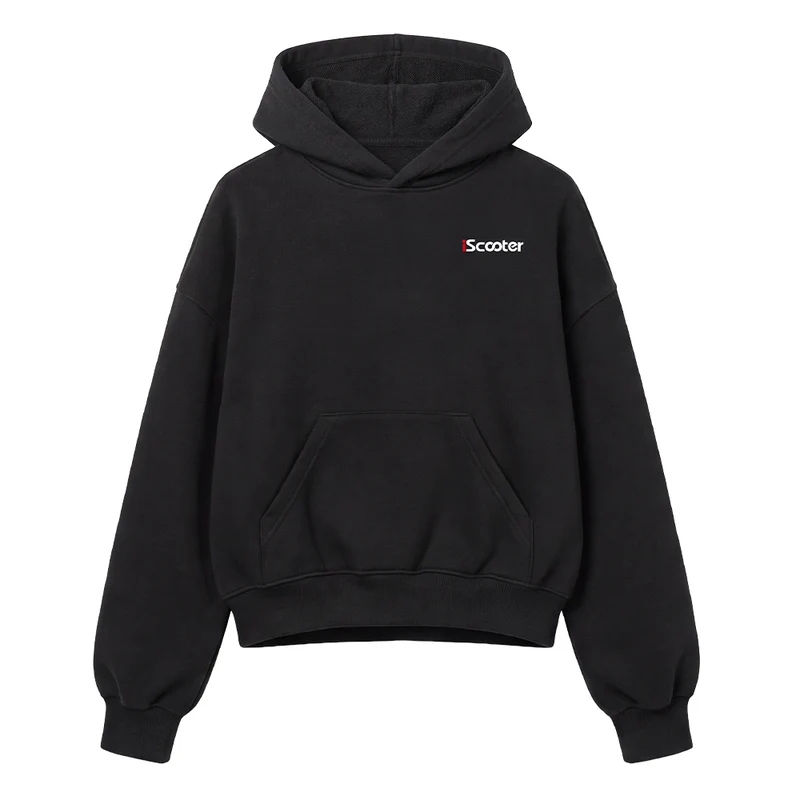 iScooter Unisex Logo Hoodie – Black