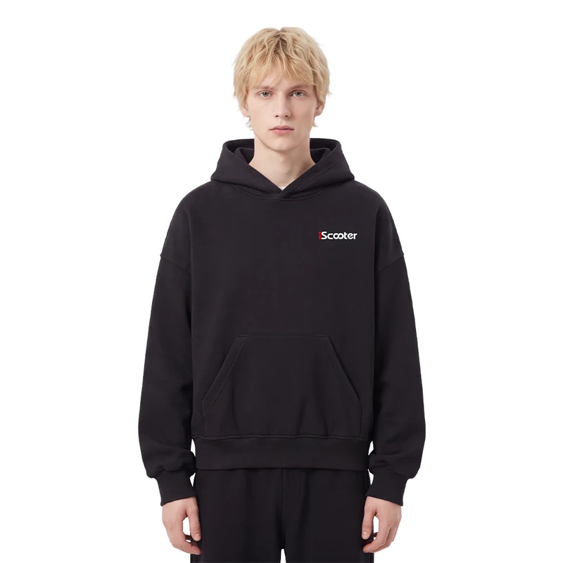 iScooter Unisex Logo Hoodie – Black