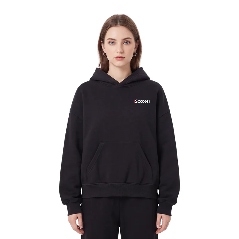 iScooter Unisex Logo Hoodie – Black