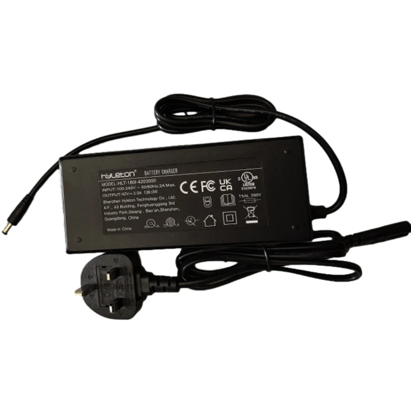 42V 3A Charger for iScooter U3 E-Bike