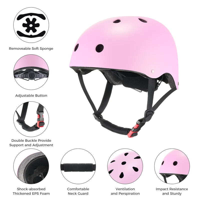 Kids Black Stylish Helmet