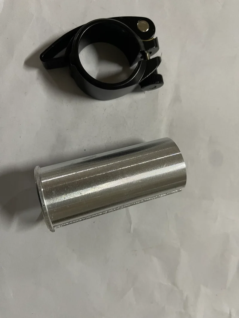 Seatpost clamp + seatpost bushing for ebike U3