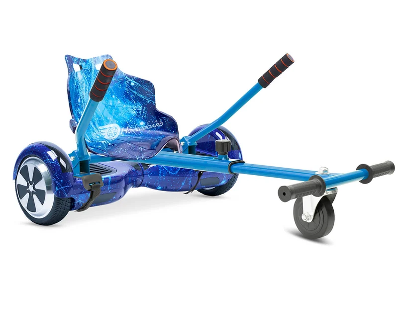 Blue Galaxy Hoverkart Bundle 6.5" Official Hoverboard