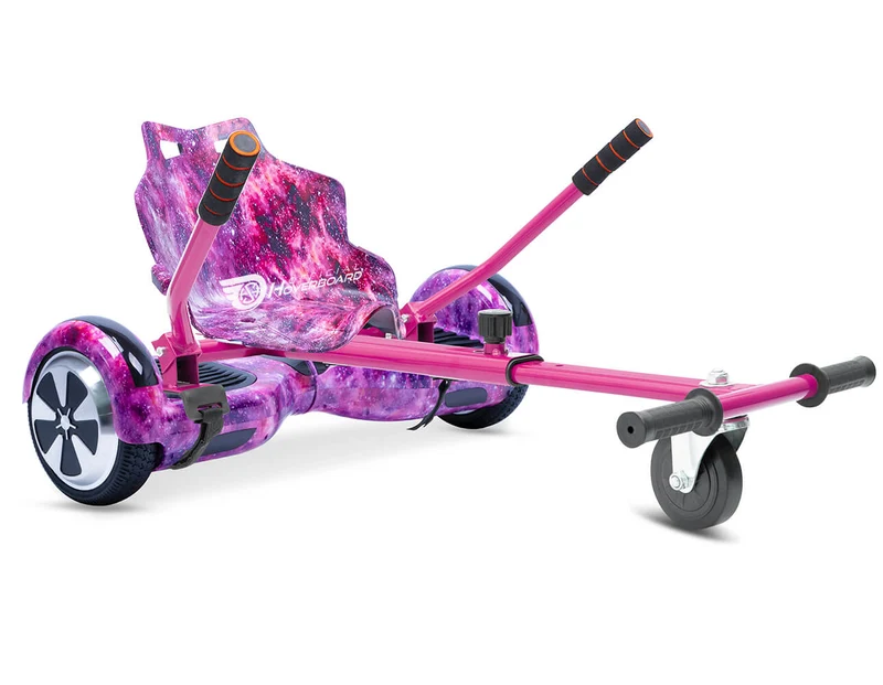 Pink Galaxy Hoverkart Bundle 6.5" Disco LED Official Hoverboard
