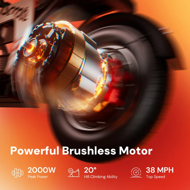 iScooter DX5Pro / DX5 2000W Electric Scooter with Seat & Large Basket - Moped Style