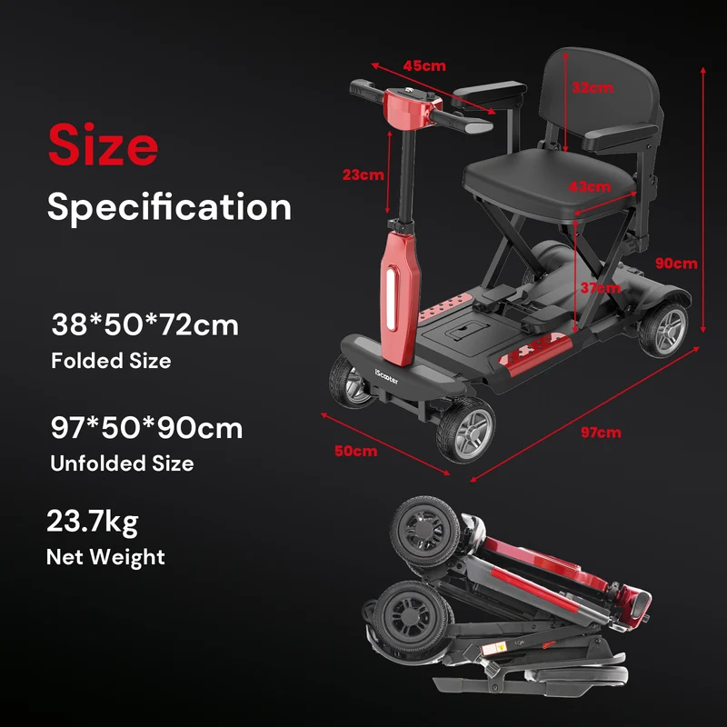 iScooter X11 Foldable Mobility Scooter