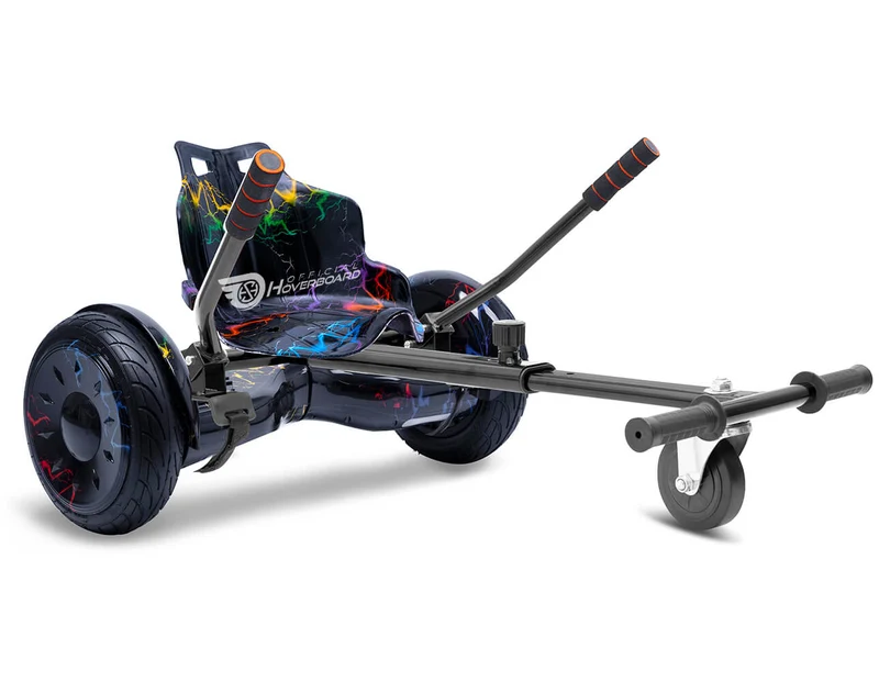 Rainbow Lightning Hoverkart Bundle 10" All Terrain Official Hoverboard