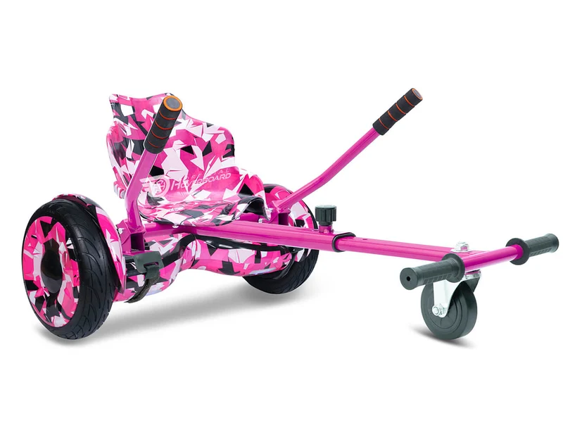 Pink Vortex Camo Hoverkart Bundle 10" All Terrain Official Hoverboard
