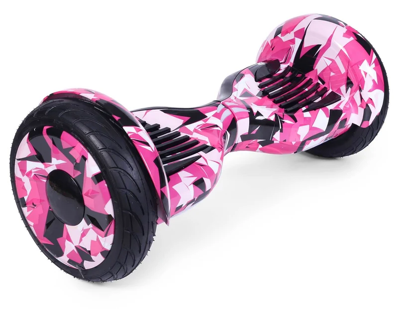 Pink Vortex Camo Hoverkart Bundle 10" All Terrain Official Hoverboard