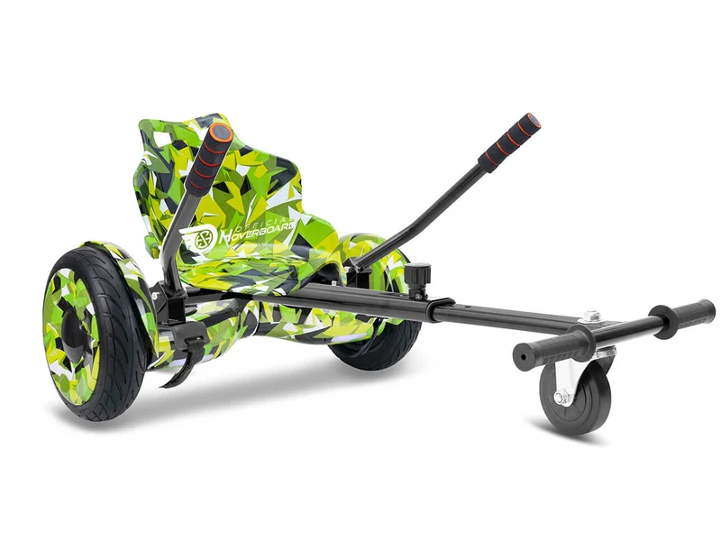 Green Vortex Camo Hoverkart Bundle 10" All Terrain Official Hoverboard
