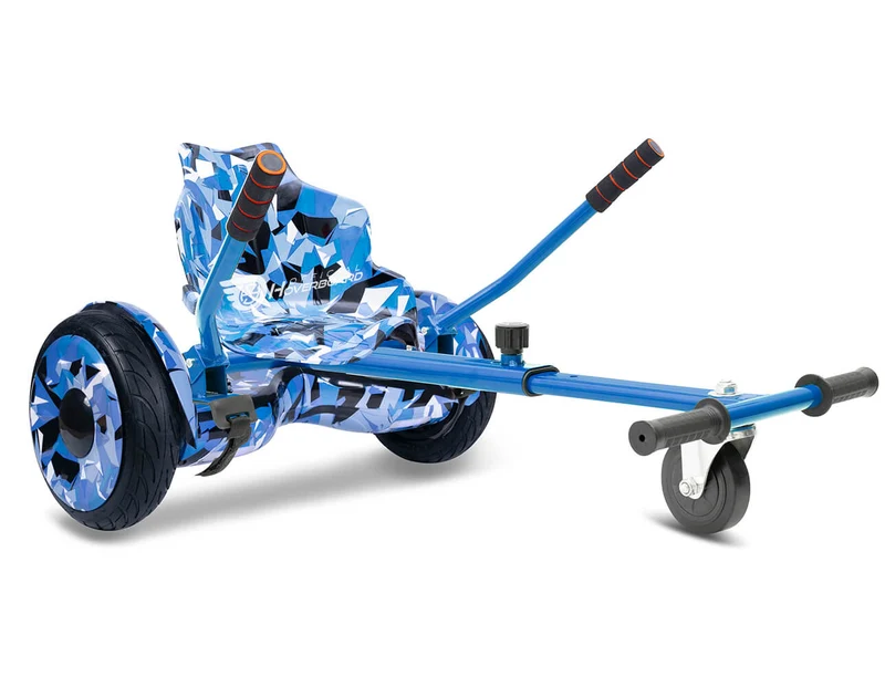 Blue Vortex Camo Hoverkart Bundle 10" All Terrain Official Hoverboard