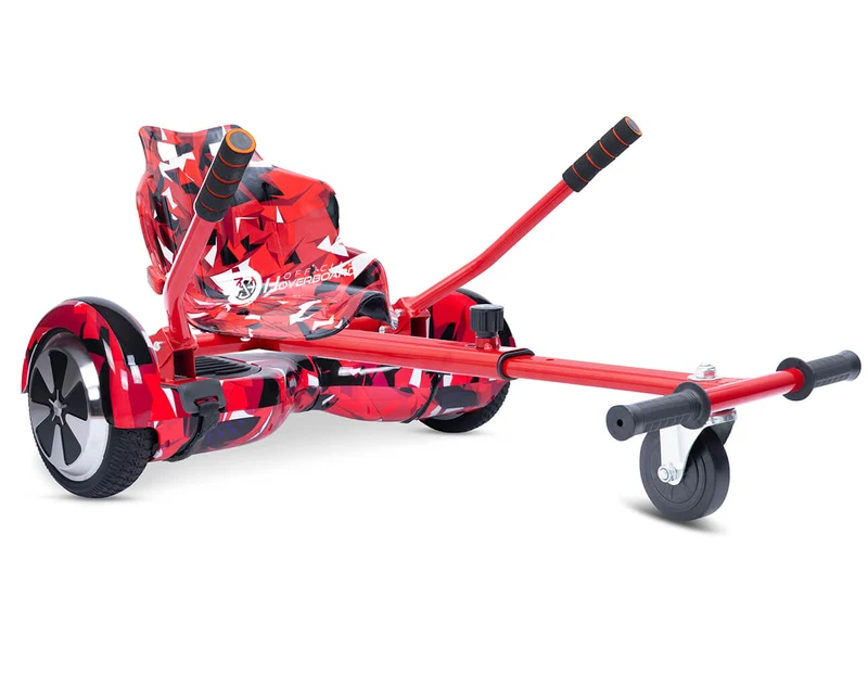 Red Vortex Camo Bundle 6.5" Disco LED Official Hoverboard