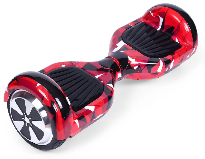 Red Vortex Camo Bundle 6.5" Disco LED Official Hoverboard