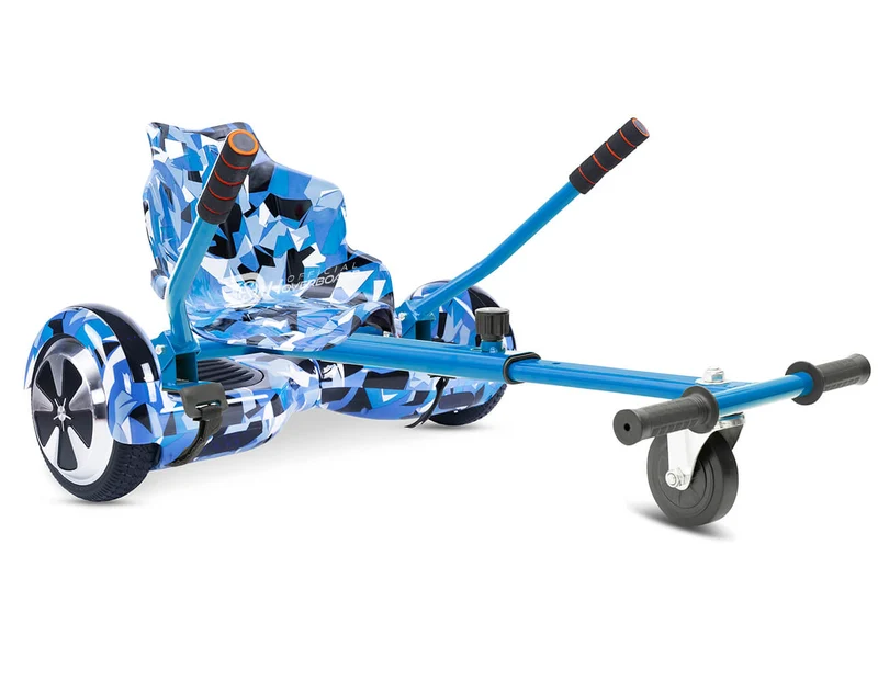 Blue Vortex Camo Bundle 6.5" Disco LED Official Hoverboard