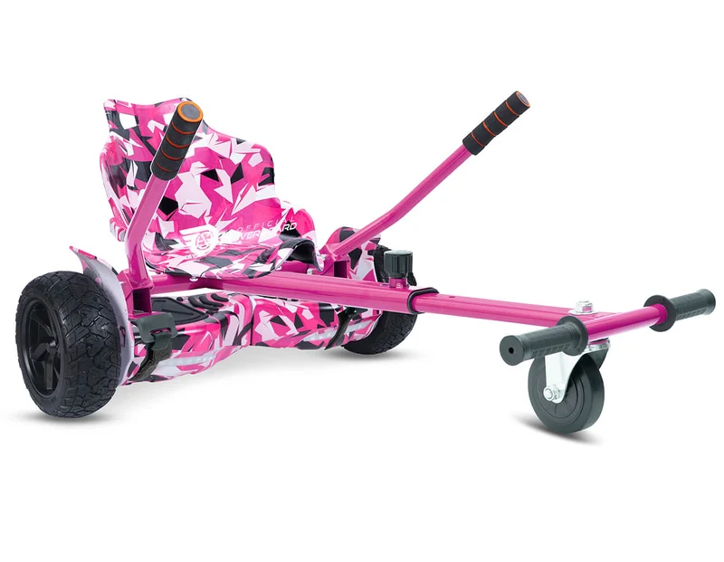 Pink Vortex Camo Hoverkart Bundle 8.5" Off Road Hummer Official Hoverboard