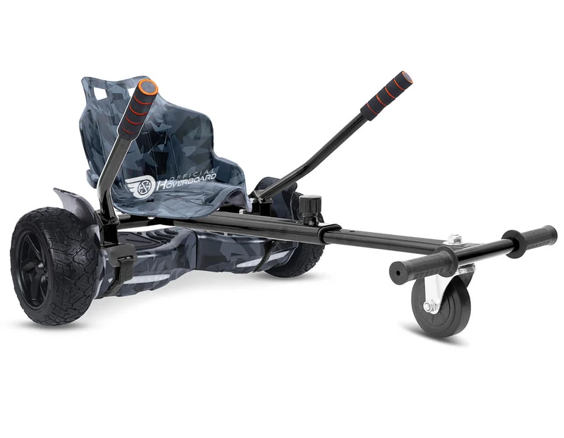 Black Vortex Camo Hoverkart Bundle 8.5" Off Road Hummer Official Hoverboard