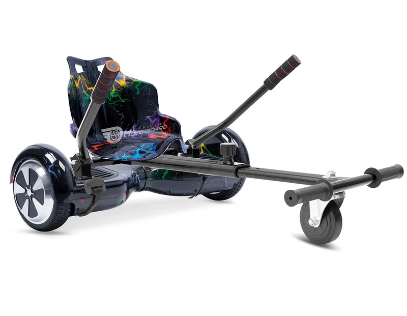 Rainbow Lightning Hoverkart Bundle 6.5" Disco LED Official Hoverboard