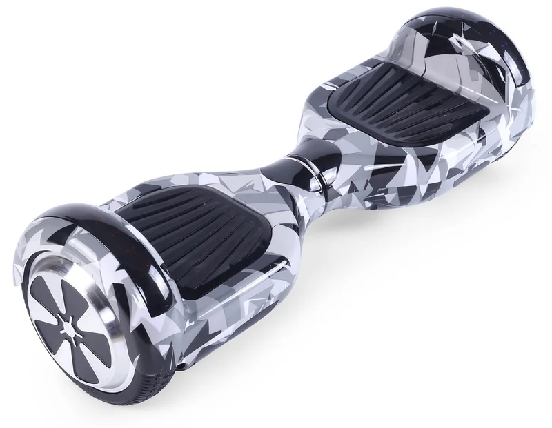 White Vortex Camo 6.5" Disco LED Official Hoverboard
