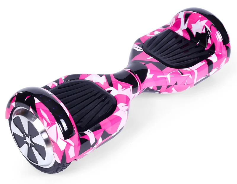 Pink Vortex Camo 6.5" Disco LED Official Hoverboard