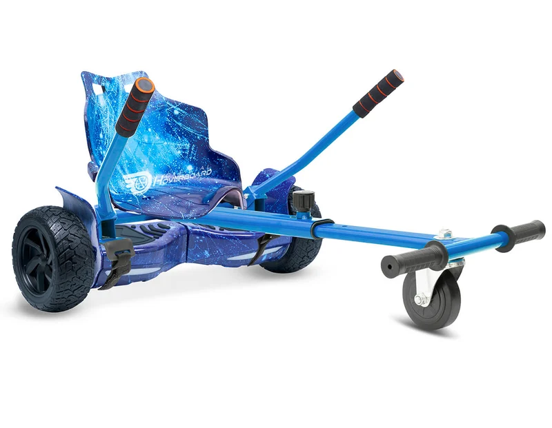 Blue Galaxy Hoverkart Bundle 8.5" Off Road Hummer Official Hoverboard