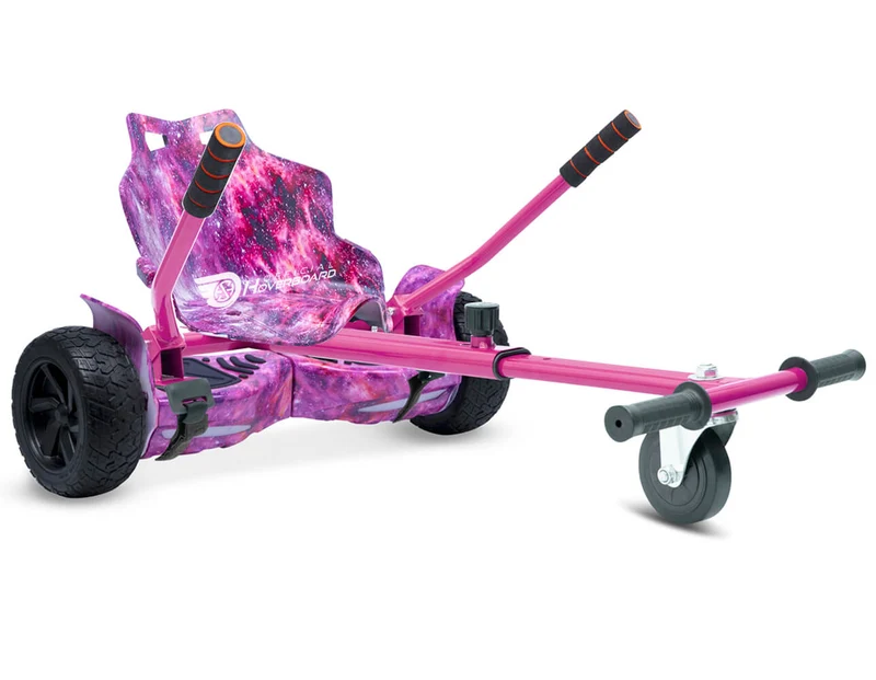 Pink Galaxy Hoverkart Bundle 8.5" Off Road Hummer Official Hoverboard