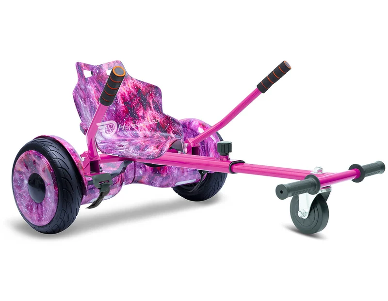 Pink Galaxy Hoverkart Bundle 10" All Terrain Official Hoverboard