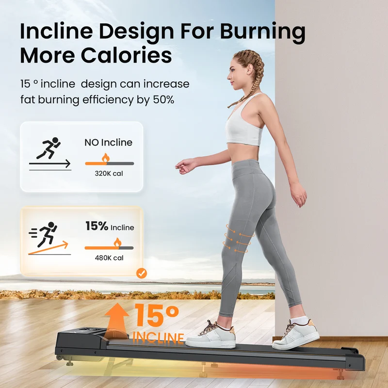 JT31 / JT52 Walking Pad Treadmill with Incline