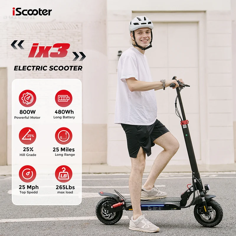 iScooter iX3 800W Off Road Electric Scooter